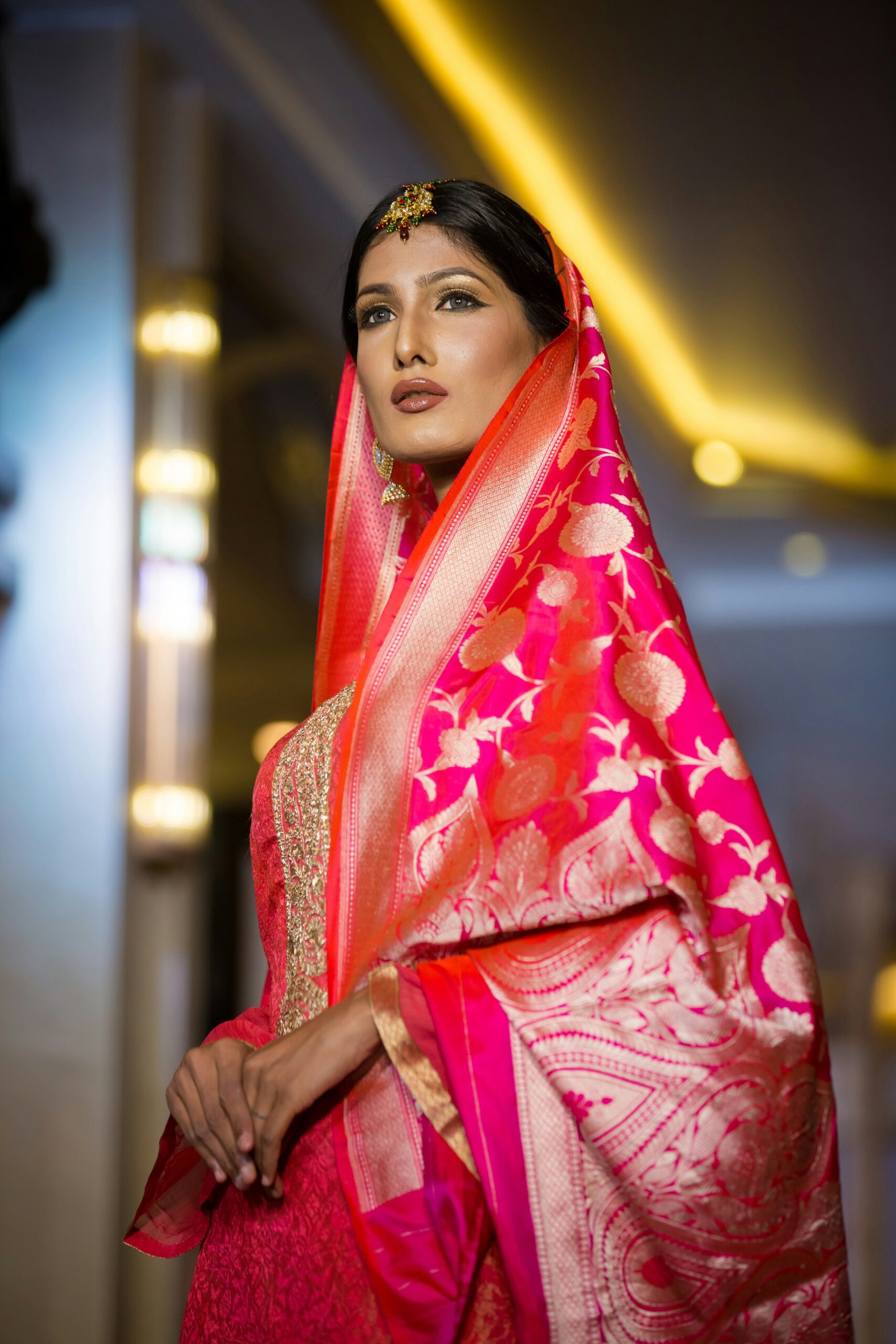 Model saree